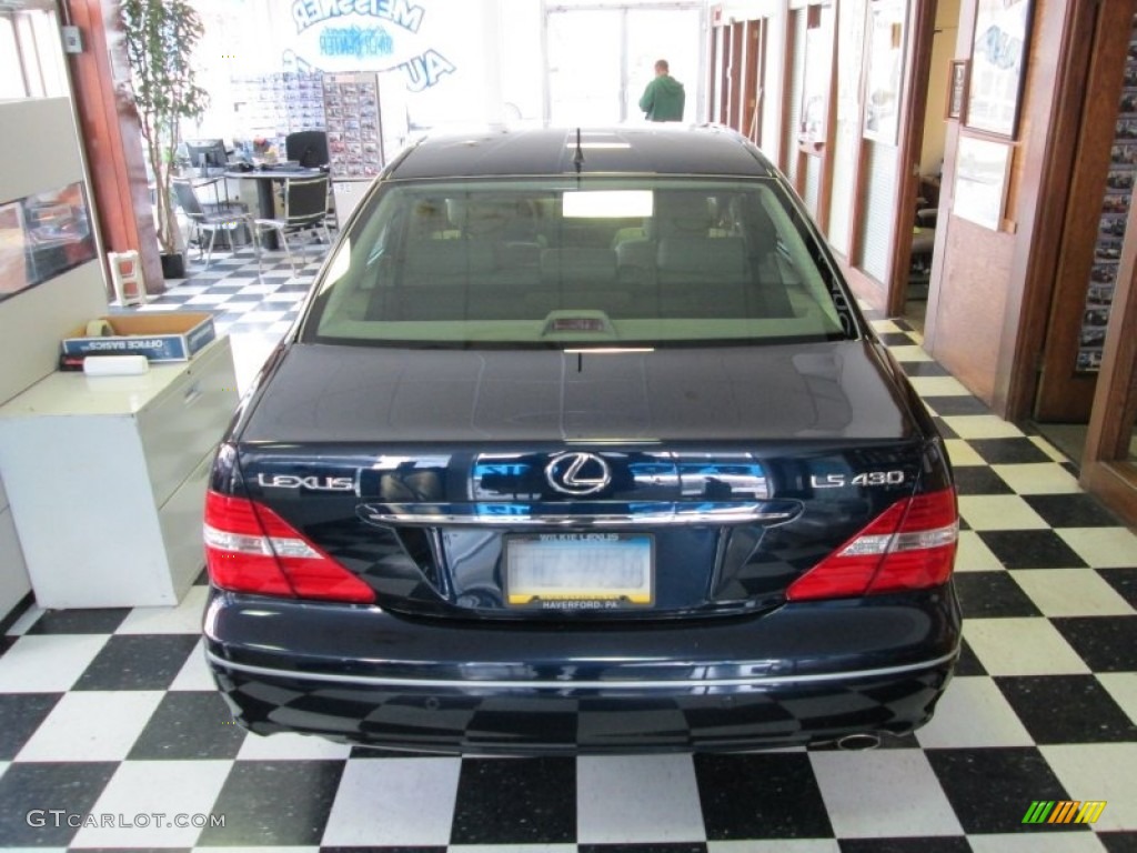 2005 LS 430 Sedan - Blue Onyx Pearl / Ecru photo #5