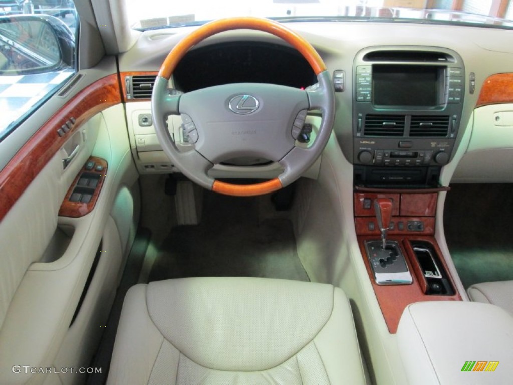 2005 LS 430 Sedan - Blue Onyx Pearl / Ecru photo #15