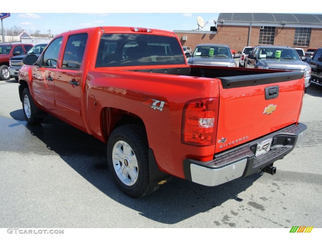 2013 Silverado 1500 LT Crew Cab 4x4 - Victory Red / Ebony photo #4