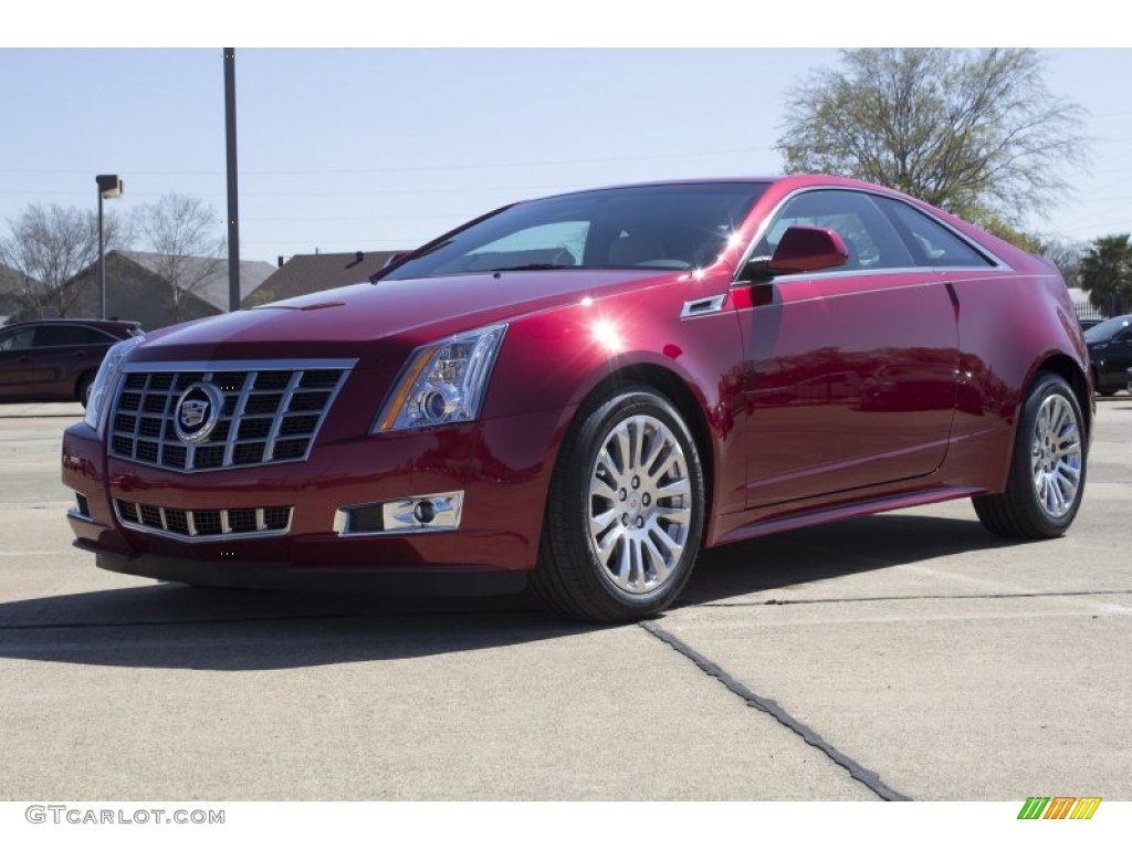 Crystal Red Tintcoat 2013 Cadillac CTS Coupe Exterior Photo #78958507