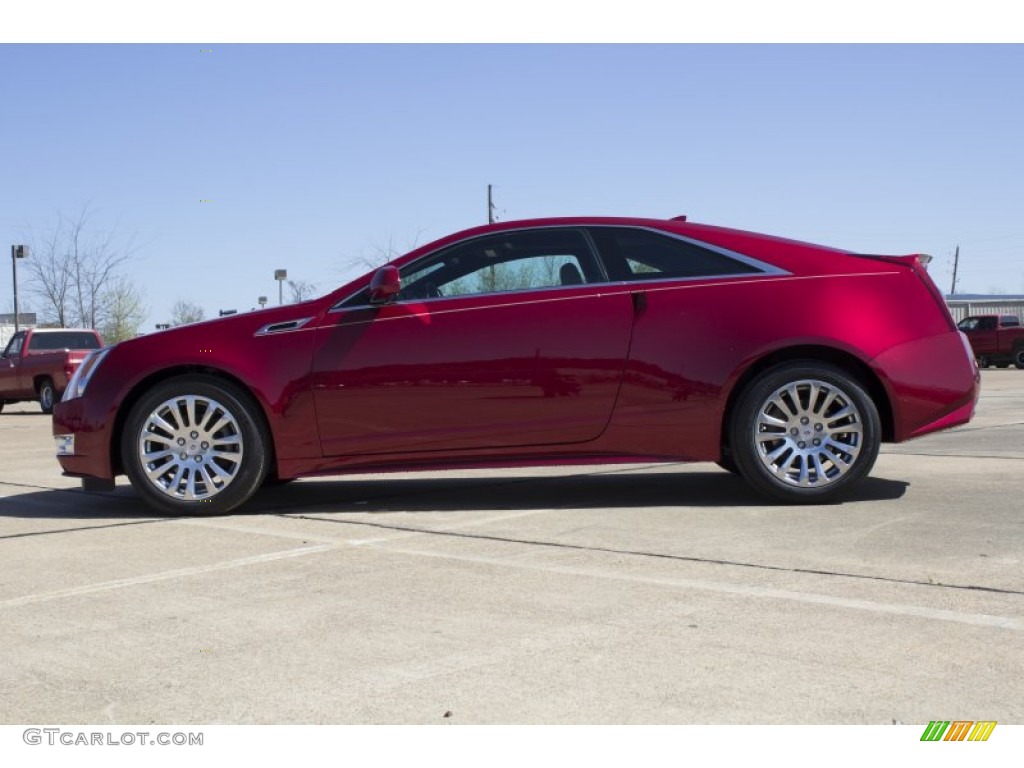 Crystal Red Tintcoat 2013 Cadillac CTS Coupe Exterior Photo #78958568