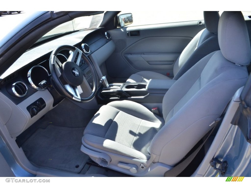 2007 Mustang V6 Deluxe Convertible - Windveil Blue Metallic / Dark Charcoal photo #11