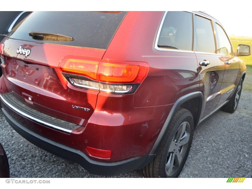 2014 Grand Cherokee Limited - Deep Cherry Red Crystal Pearl / New Zealand Black/Light Frost photo #3