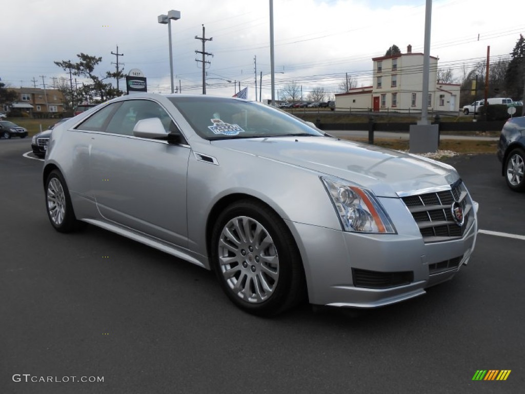 Radiant Silver Metallic 2011 Cadillac CTS 4 AWD Coupe Exterior Photo #78961666