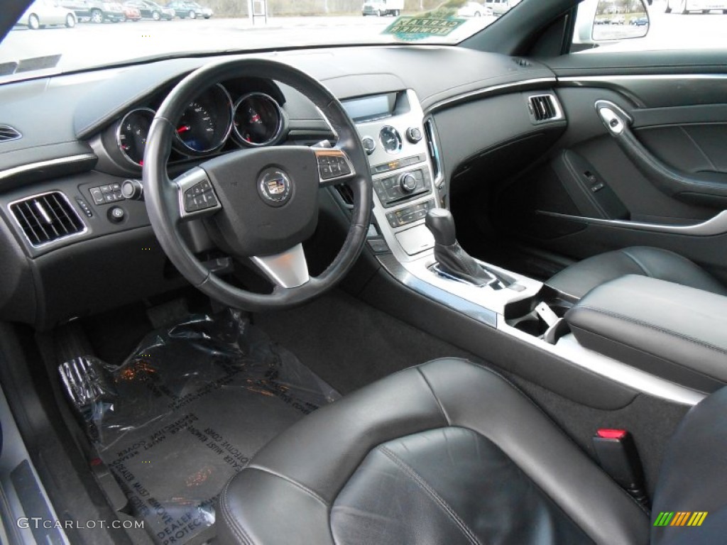 Ebony Interior 2011 Cadillac CTS 4 AWD Coupe Photo #78961788