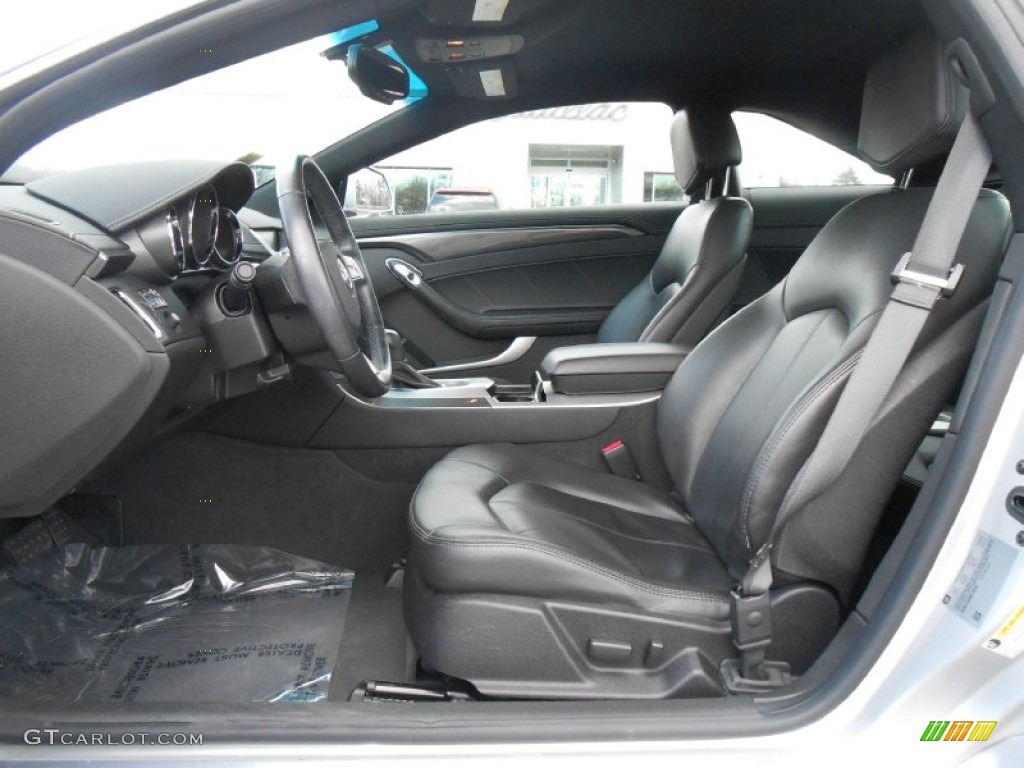 Ebony Interior 2011 Cadillac CTS 4 AWD Coupe Photo #78961818