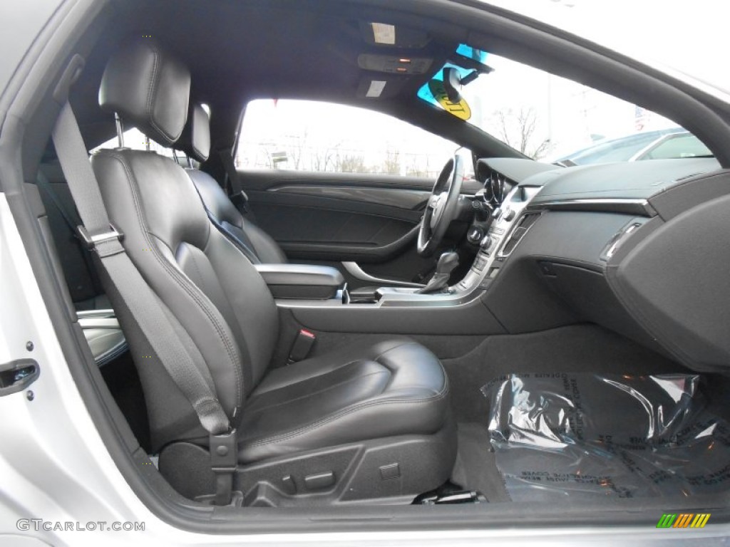 Ebony Interior 2011 Cadillac CTS 4 AWD Coupe Photo #78961873