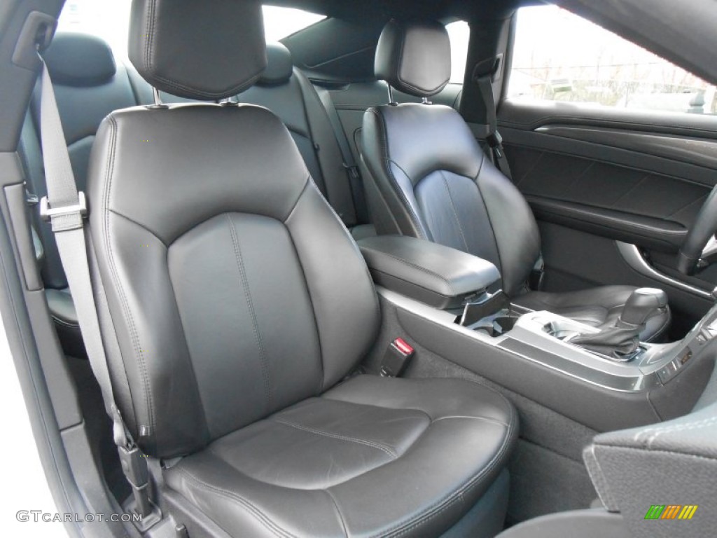 Ebony Interior 2011 Cadillac CTS 4 AWD Coupe Photo #78961894