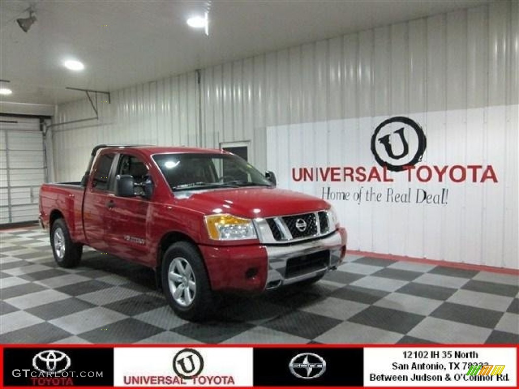 Red Brawn Nissan Titan