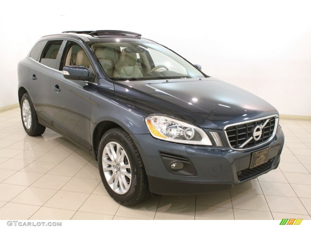 2010 XC60 T6 AWD - Barents Blue Metallic / Sandstone photo #1