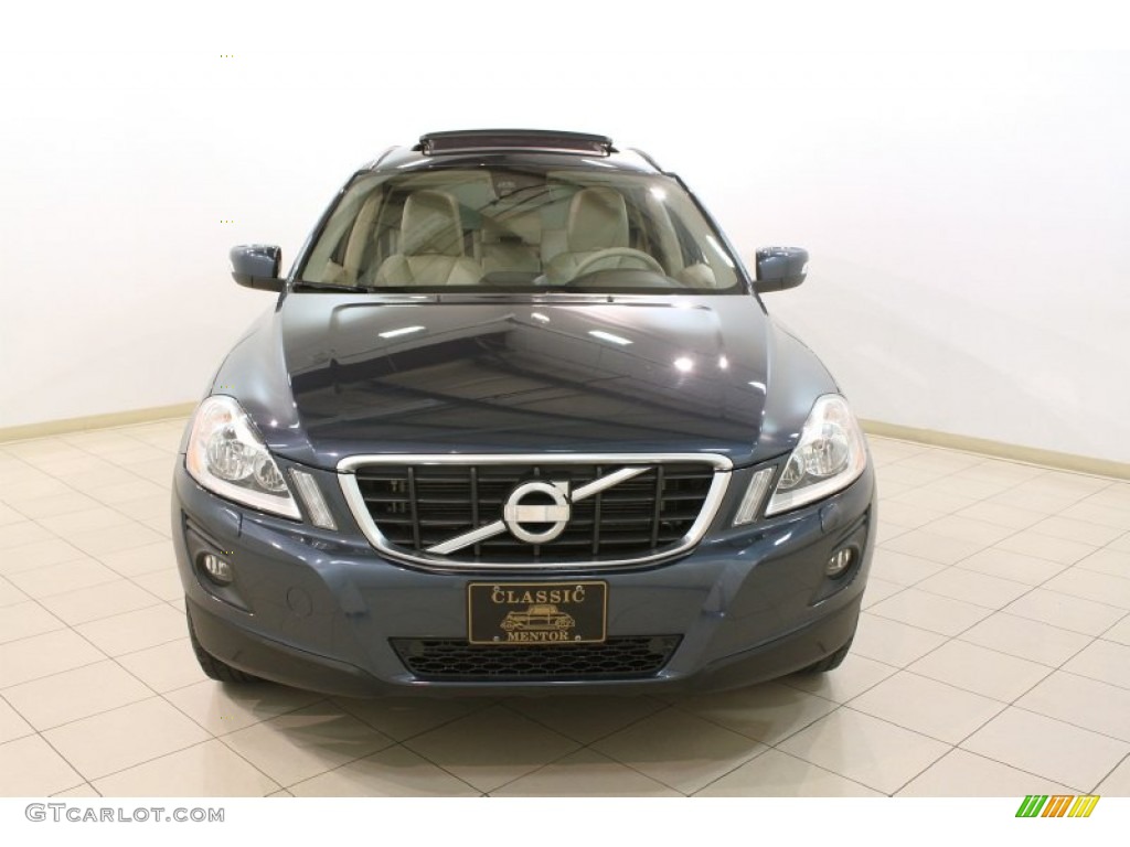 2010 XC60 T6 AWD - Barents Blue Metallic / Sandstone photo #2