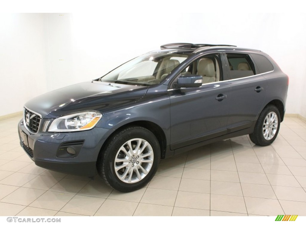 2010 XC60 T6 AWD - Barents Blue Metallic / Sandstone photo #3