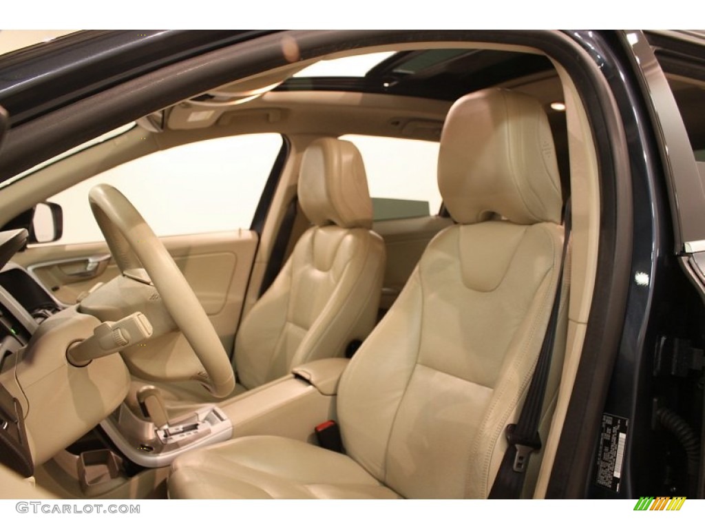 2010 XC60 T6 AWD - Barents Blue Metallic / Sandstone photo #8