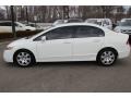 Taffeta White - Civic LX Sedan Photo No. 8