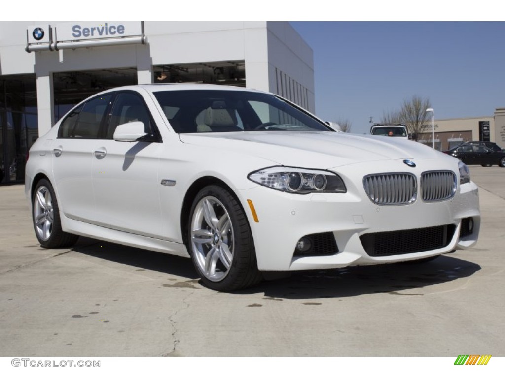 Alpine White 2013 BMW 5 Series 550i Sedan Exterior Photo #78962870