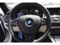 Oyster/Black Steering Wheel Photo for 2013 BMW 5 Series #78963127
