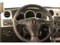 2005 Pontiac Vibe Graphite Interior Steering Wheel Photo