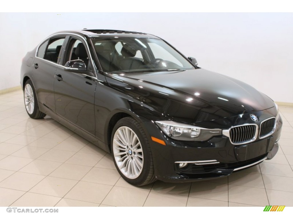 Black Sapphire Metallic 2012 BMW 3 Series 328i Sedan Exterior Photo #78963622