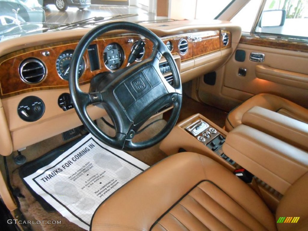 Tan/Black Interior 1991 Rolls-Royce Silver Spur II Standard Silver Spur II Model Photo #78964057