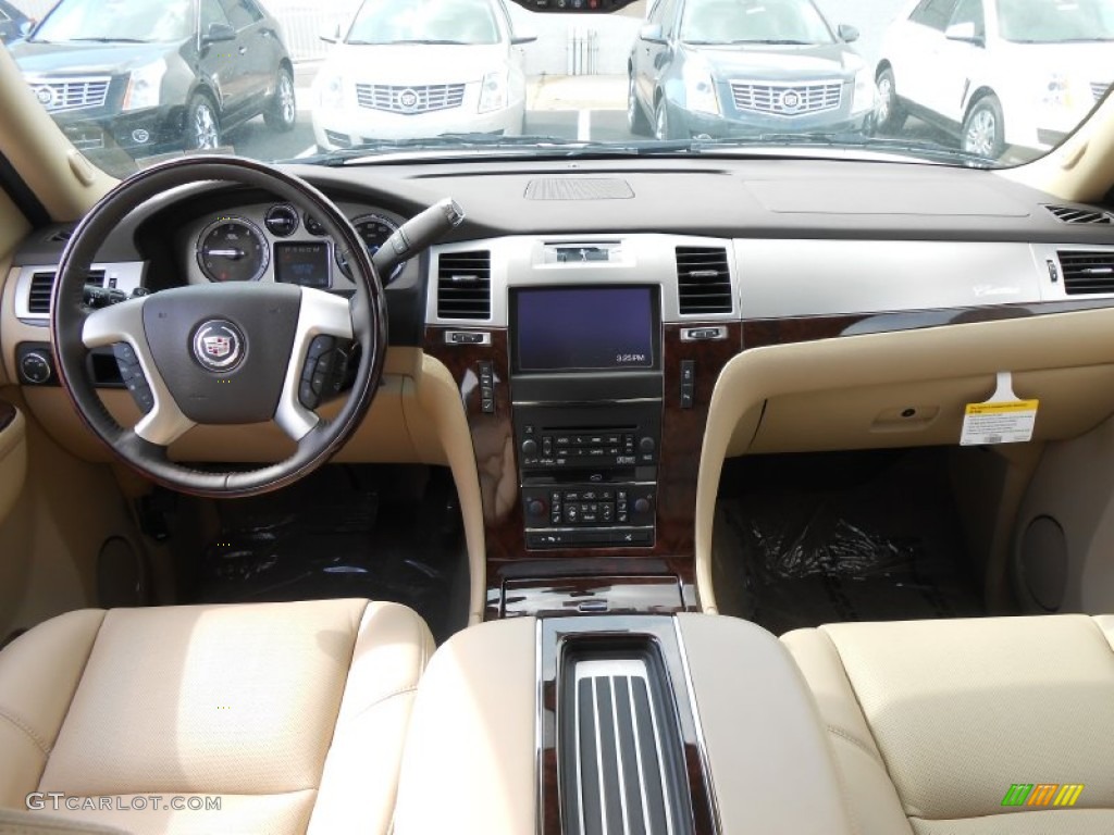 2013 Cadillac Escalade ESV Premium AWD Cashmere/Cocoa Dashboard Photo #78965320