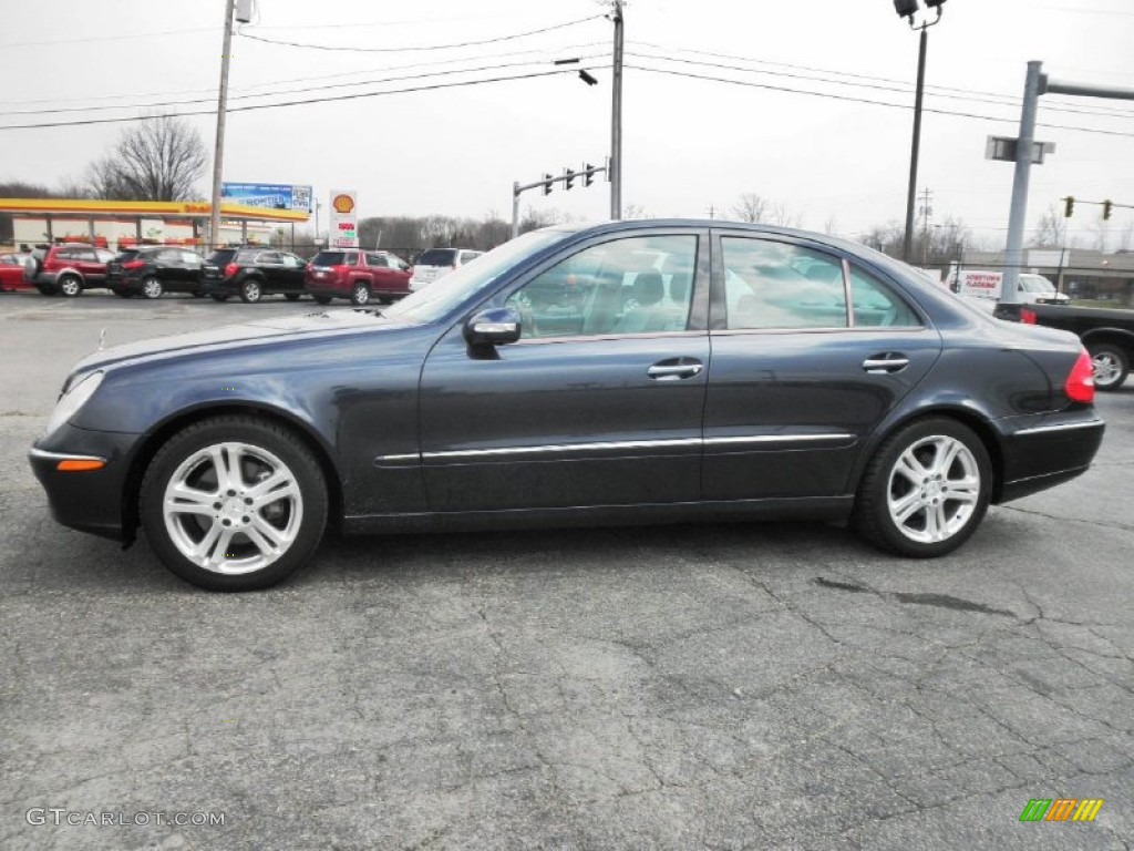 2005 E 500 Sedan - Midnight Blue / Stone photo #4