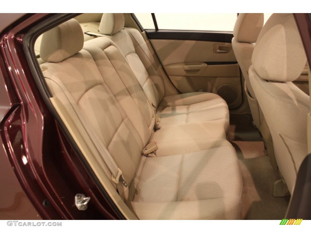 Beige Interior 2007 Mazda MAZDA3 i Touring Sedan Photo #78966106