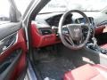 2013 Cadillac ATS Morello Red/Jet Black Accents Interior Prime Interior Photo