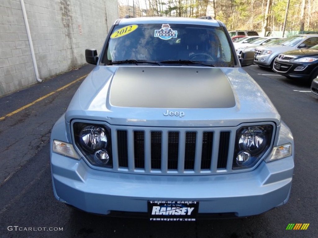 2012 Liberty Arctic Edition 4x4 - Winter Chill Pearl / Dark Slate Gray/Polar White with Orange Accents photo #2