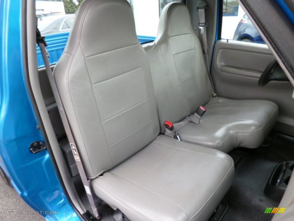 Medium Graphite Interior 2000 Ford Ranger XL Regular Cab Photo #78966262