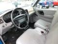 Medium Graphite 2000 Ford Ranger XL Regular Cab Interior Color