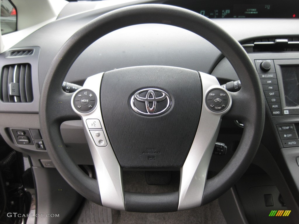 2010 Prius Hybrid III - Black / Dark Gray photo #10