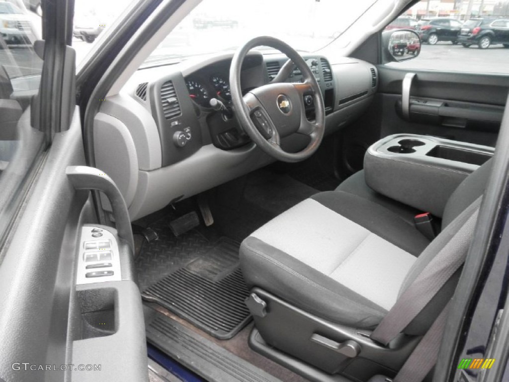 2009 Silverado 1500 LS Extended Cab - Imperial Blue Metallic / Dark Titanium photo #6