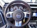 2012 Jeep Liberty Dark Slate Gray/Polar White with Orange Accents Interior Steering Wheel Photo