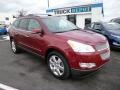 Red Jewel Tintcoat 2010 Chevrolet Traverse LTZ AWD