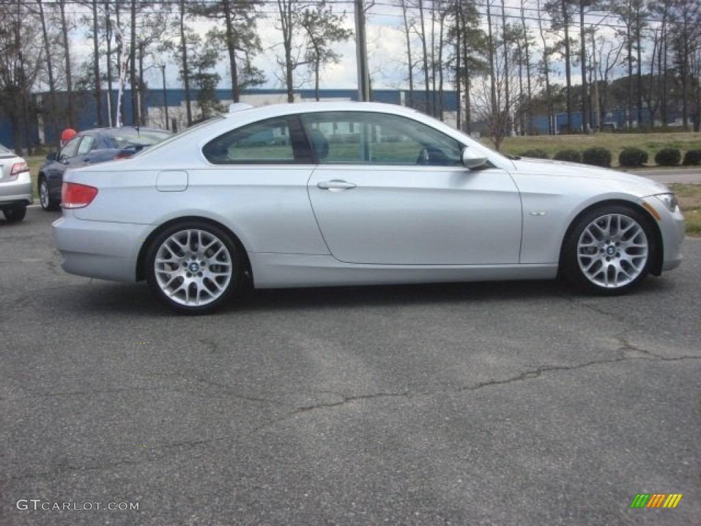 2008 3 Series 328i Coupe - Titanium Silver Metallic / Gray photo #7