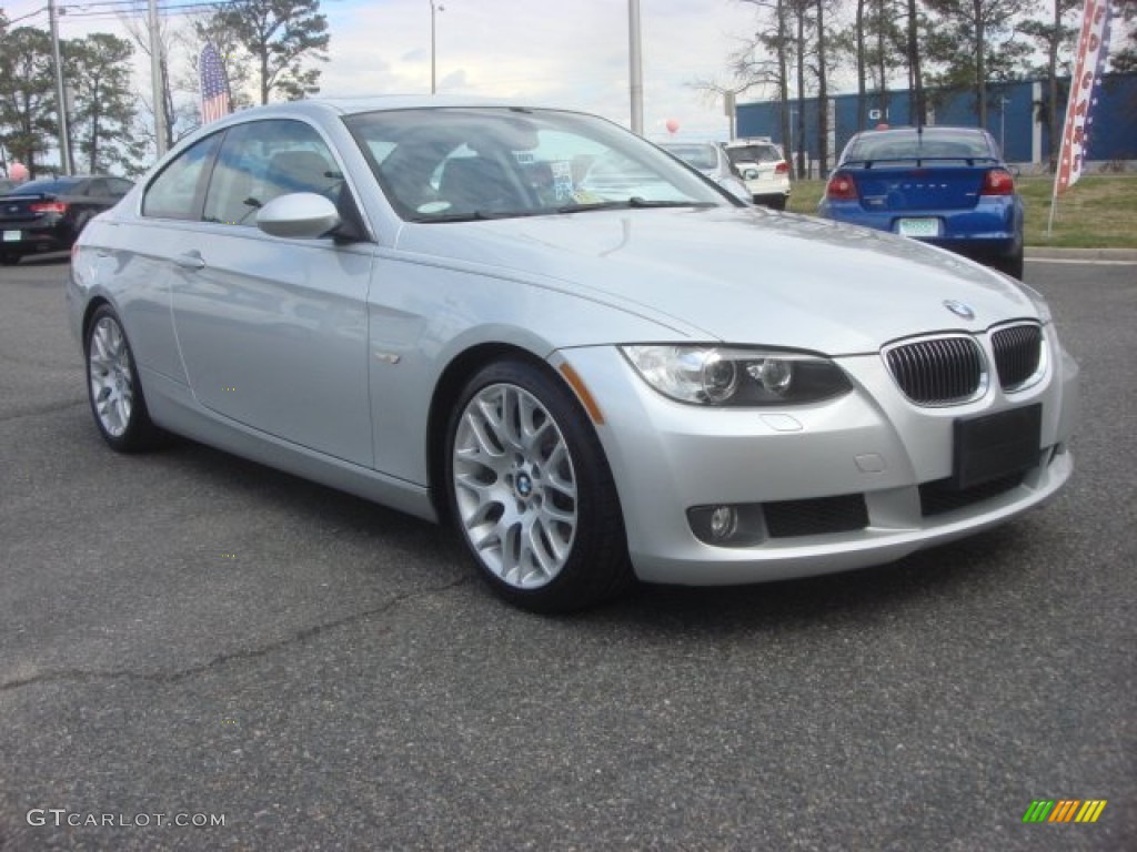 2008 3 Series 328i Coupe - Titanium Silver Metallic / Gray photo #8