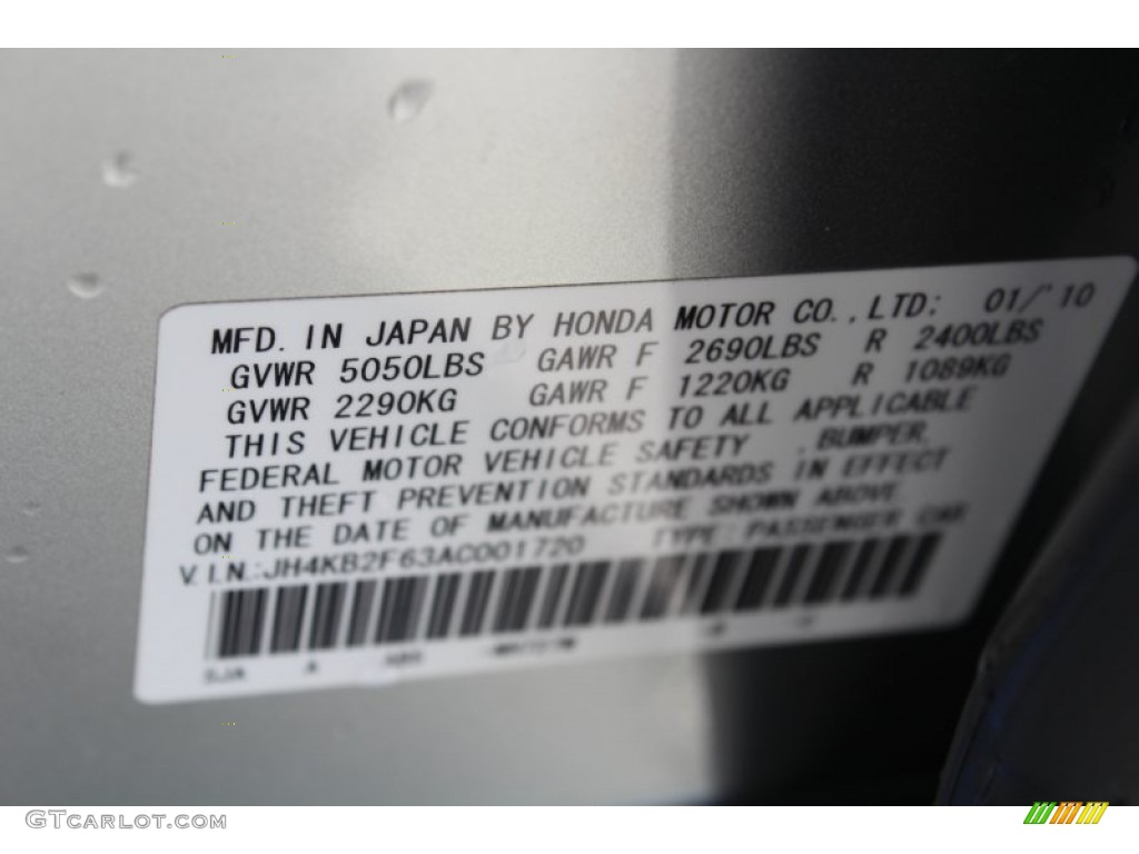 2010 RL Technology - Platinum Frost Metallic / Taupe Gray photo #42