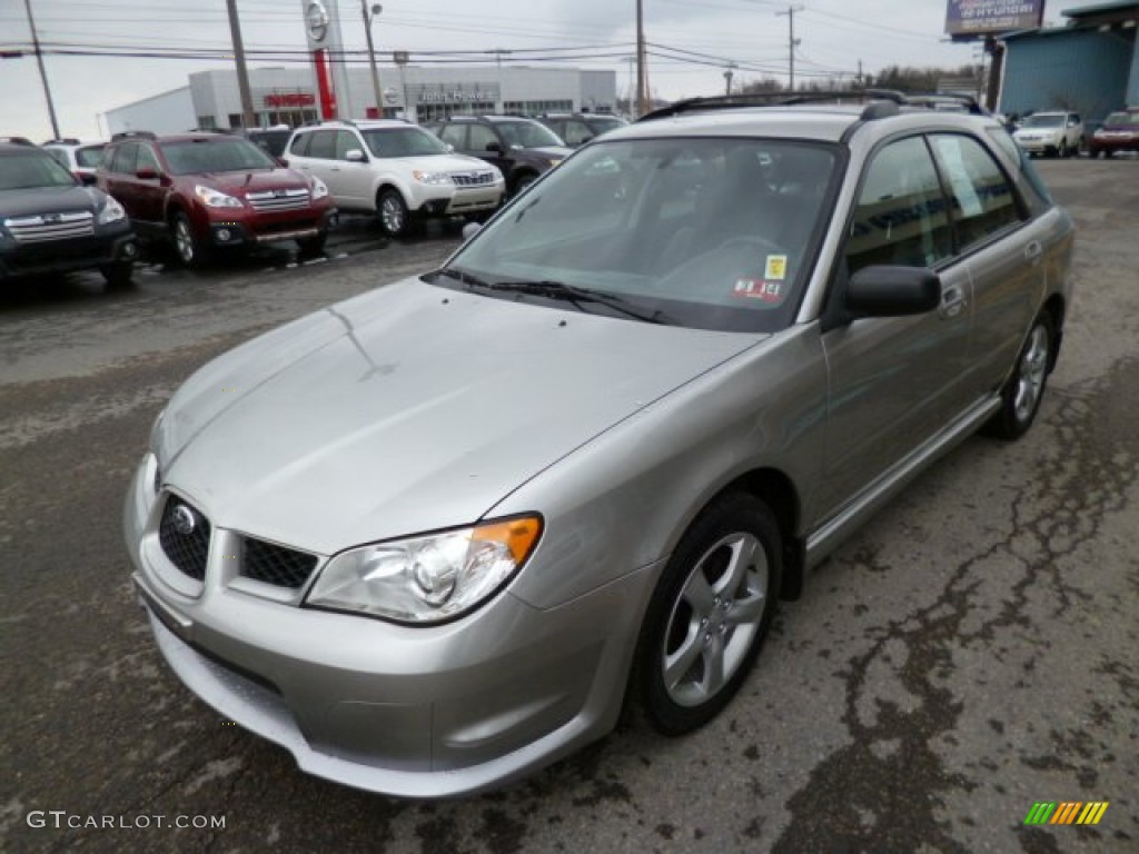 2007 Impreza 2.5i Wagon - Crystal Gray Metallic / Anthracite Black photo #3