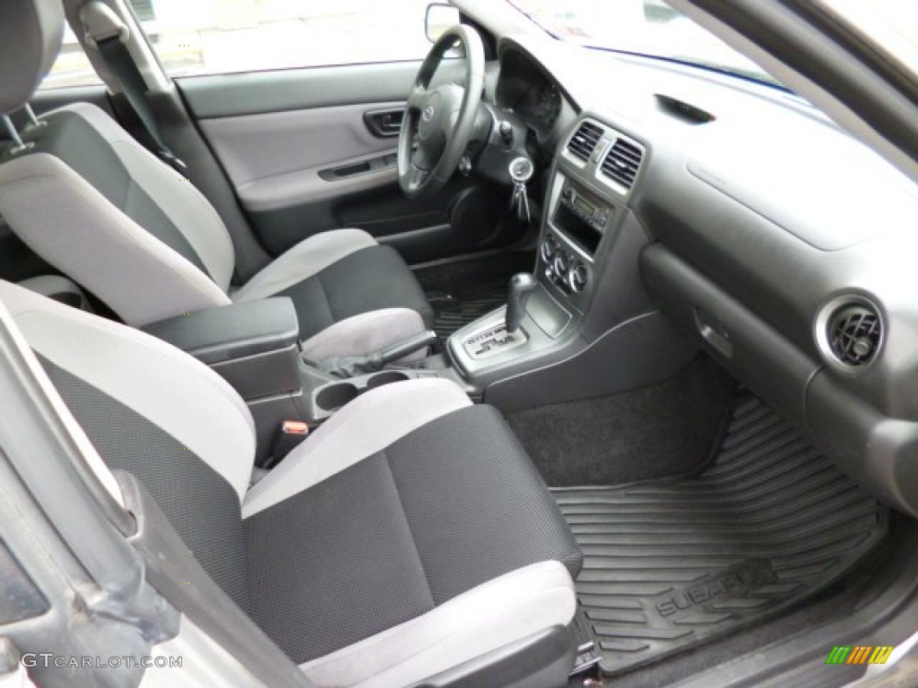 2007 Impreza 2.5i Wagon - Crystal Gray Metallic / Anthracite Black photo #4