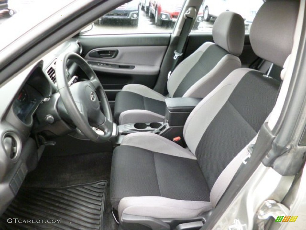 2007 Impreza 2.5i Wagon - Crystal Gray Metallic / Anthracite Black photo #7