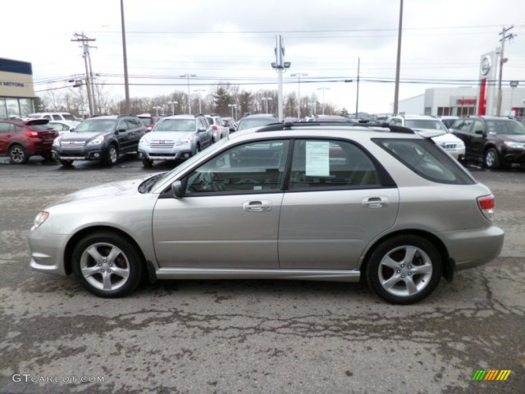 2007 Impreza 2.5i Wagon - Crystal Gray Metallic / Anthracite Black photo #8