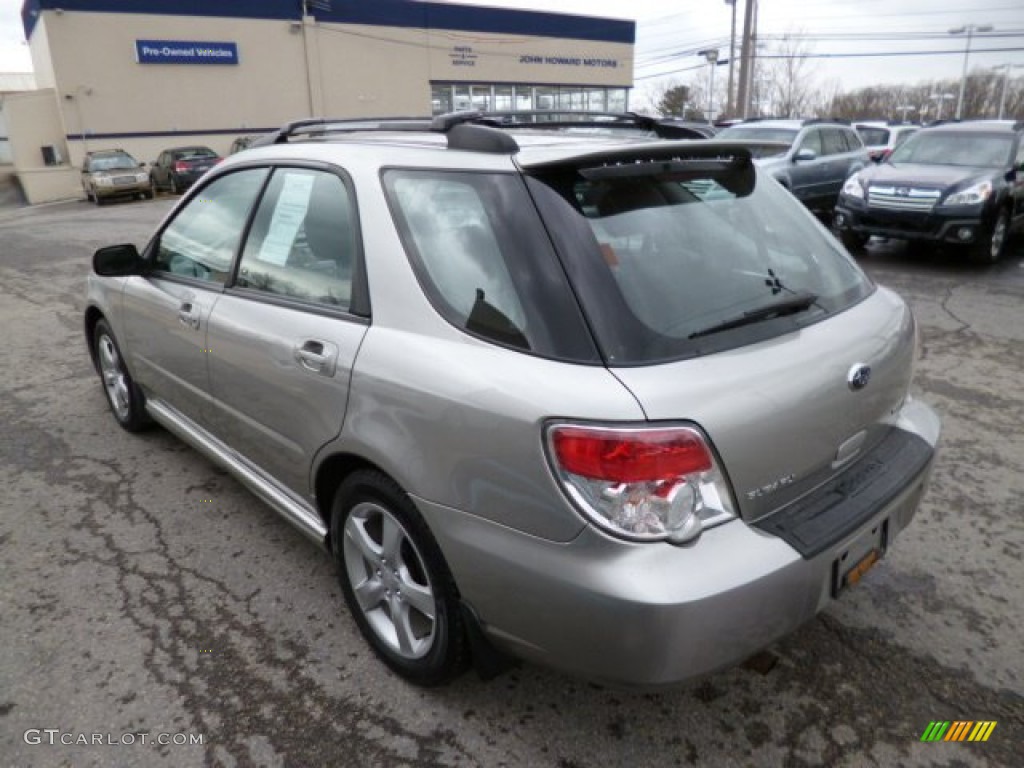 2007 Impreza 2.5i Wagon - Crystal Gray Metallic / Anthracite Black photo #9