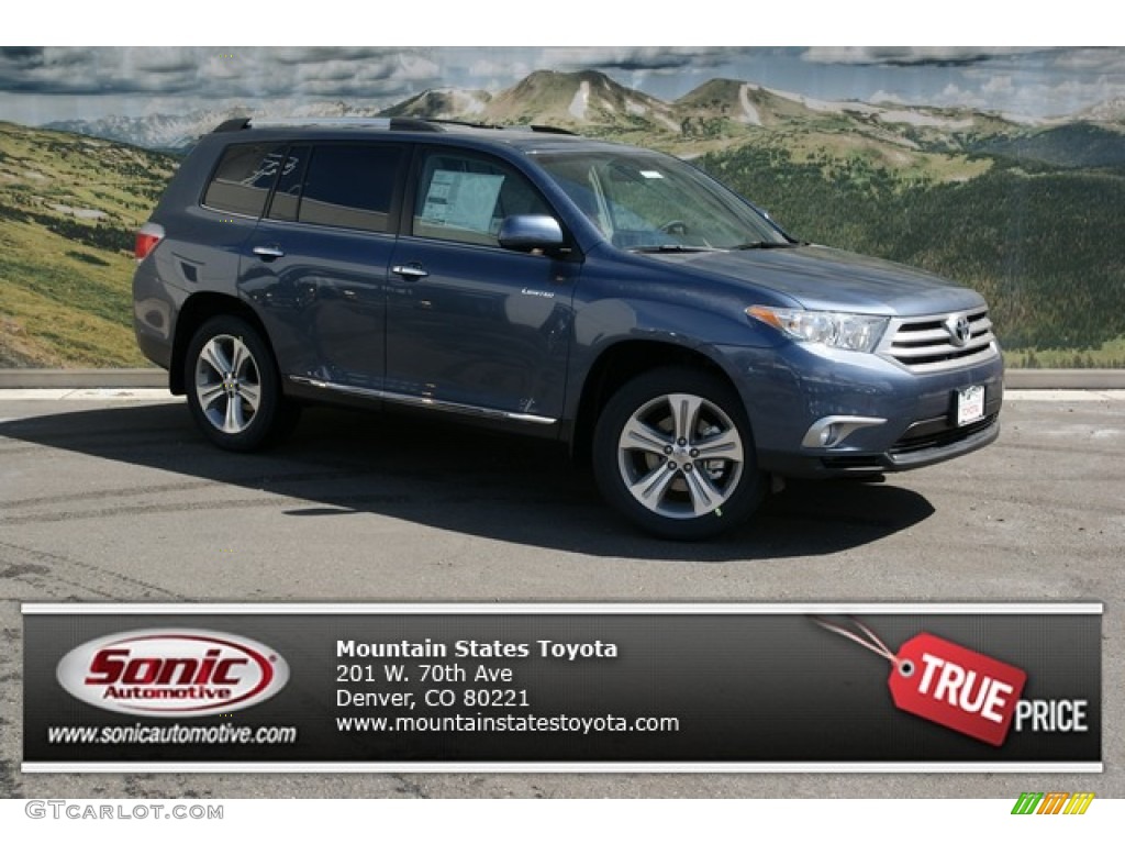 2013 Highlander Limited 4WD - Nautical Blue Metallic / Ash photo #1