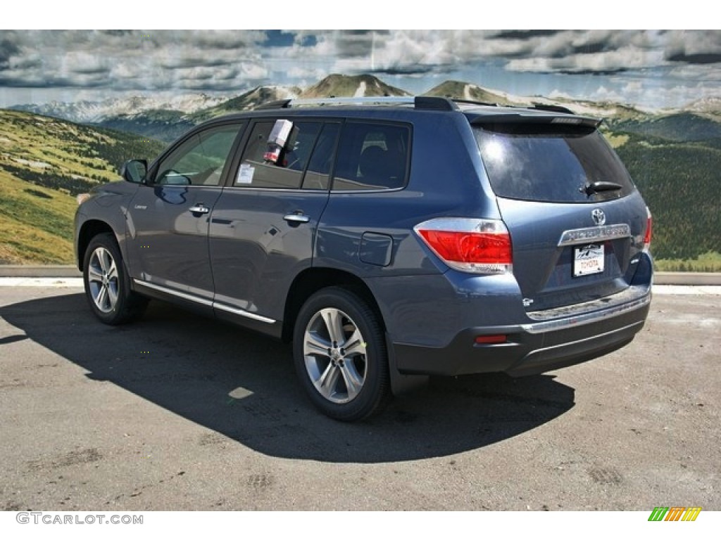 2013 Highlander Limited 4WD - Nautical Blue Metallic / Ash photo #2