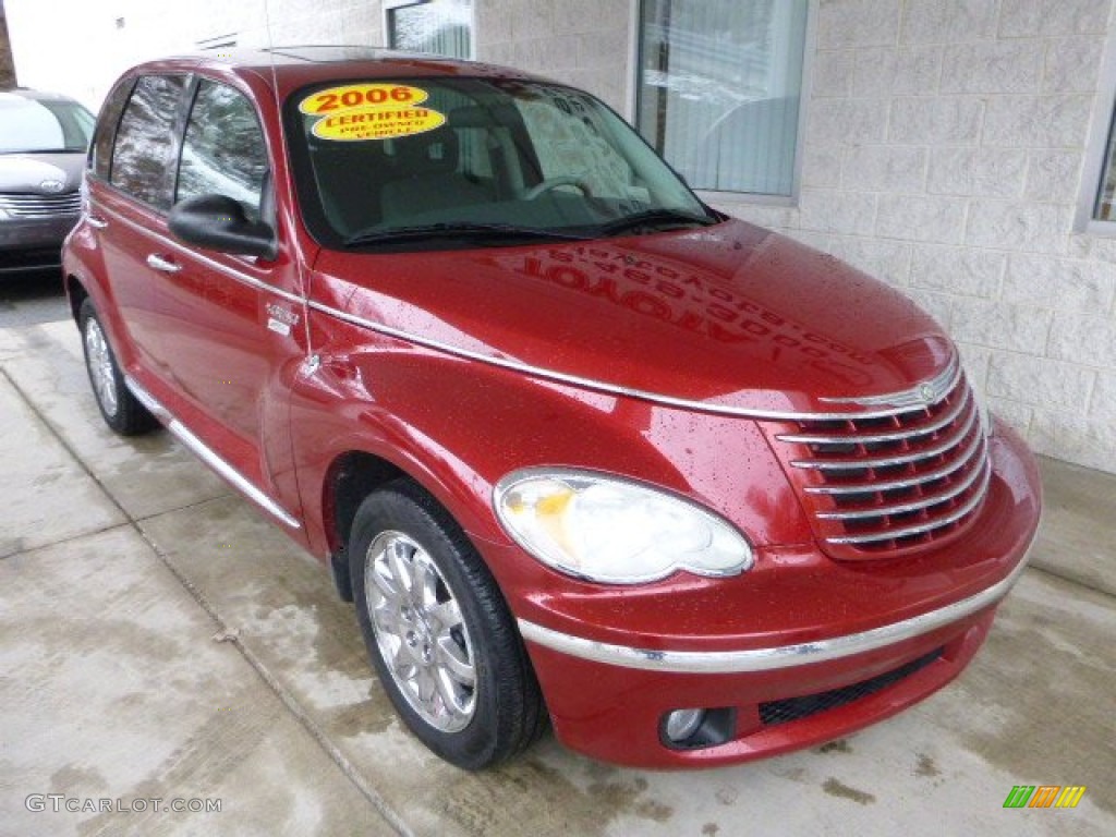 2006 PT Cruiser Touring - Inferno Red Crystal Pearl / Pastel Slate Gray photo #7