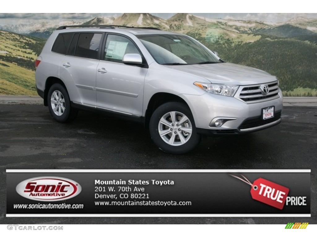 2013 Highlander SE 4WD - Classic Silver Metallic / Ash photo #1