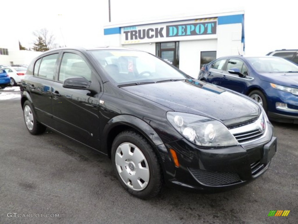 2008 Astra XE Sedan - Black Sapphire / Charcoal photo #1