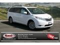 2013 Super White Toyota Sienna XLE AWD  photo #1