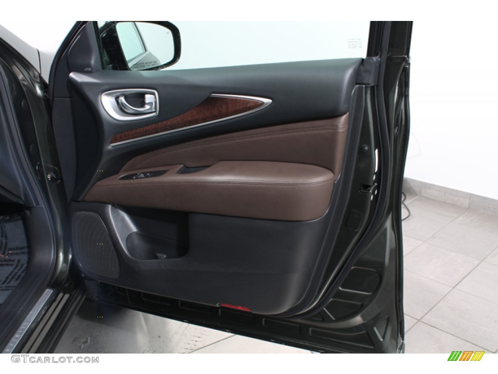2013 Infiniti JX 35 AWD Java Door Panel Photo #78971361