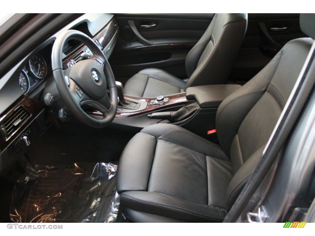 2010 3 Series 335i xDrive Sedan - Space Gray Metallic / Black photo #9